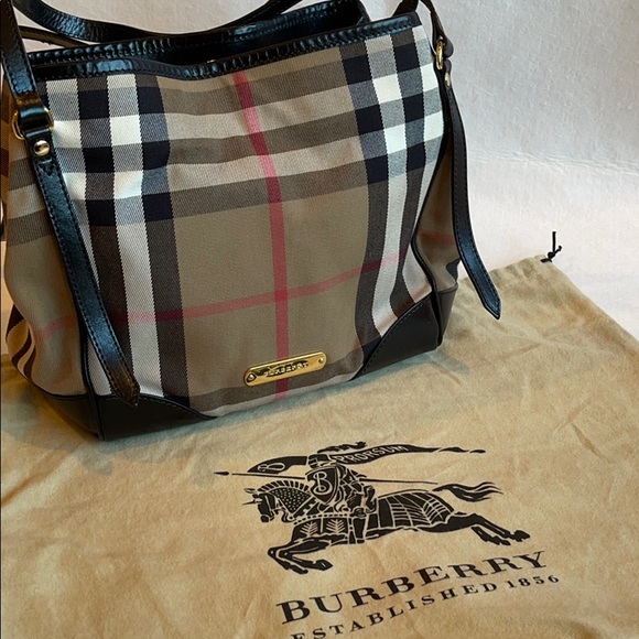 Authentic Burberry Canterbury Check Handbag
